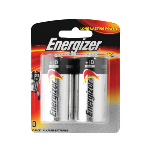 Energizer D Battery - 2-Pack ENERGIZER