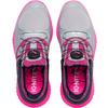 Women's Ignite Tour Disc Spiked Golf Shoe - Light Grey/Bright Pink/Navy/Silver