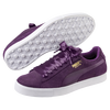 Women's Suede G Spikeless Golf Shoe - Dark Purple 