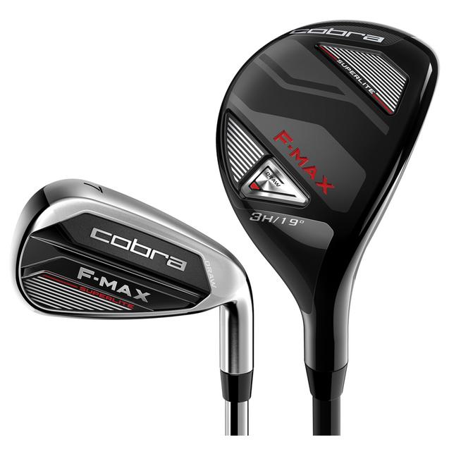 F-MAX Superlite 4H, 5H, 6-PW Combo Iron Set with Steel Shafts