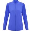 Women's Thermal Perforated Full Zip Long Sleeve Jacket 
