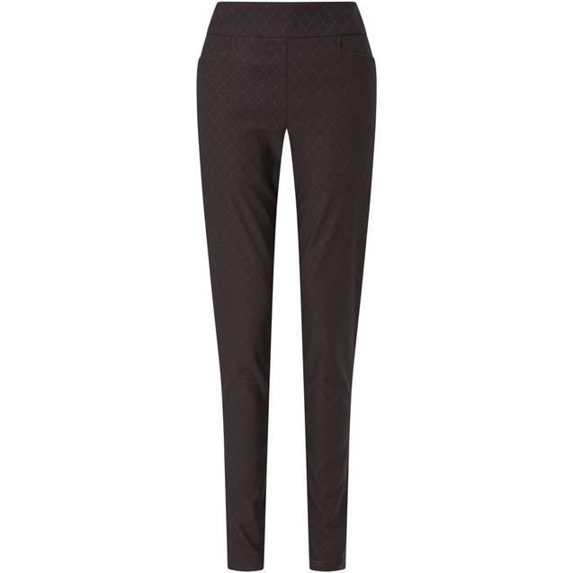 Women's Stretch Embossed Argyle Print Pull-On Pant  CALLAWAY