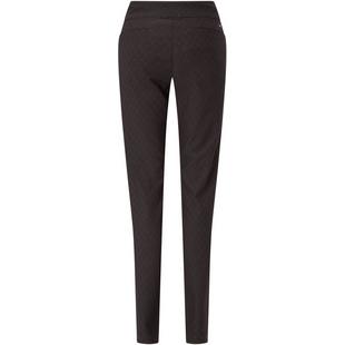 Women's Stretch Embossed Argyle Print Pull-On Pant 
