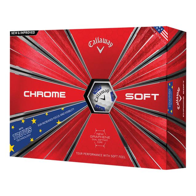 Chrome Soft Truvis Golf Balls - Euro Edition