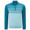 Men's Thermal Ombre Jacquard 1/4 Zip Sweater