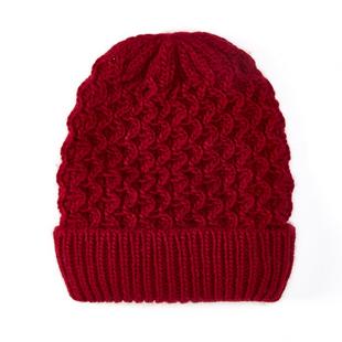 Women's Popcorn Knitwear Beanie 