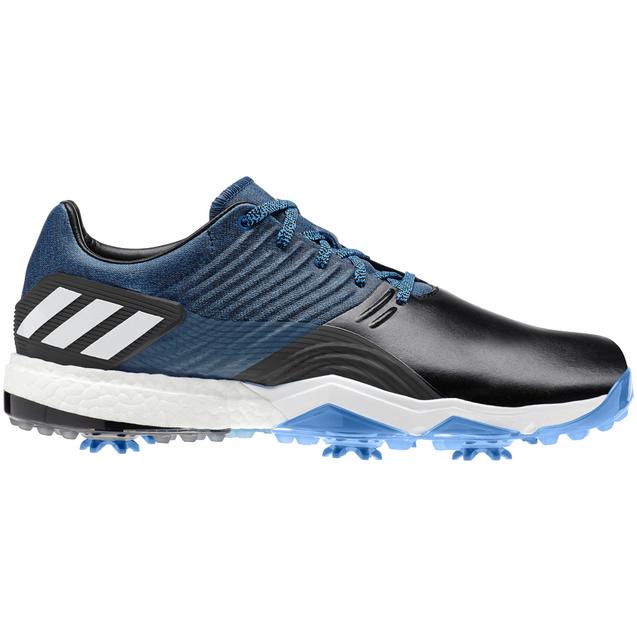 Men's Adipower 4ORGED Spiked Golf Shoe - BLUE/BLACK/WHITE