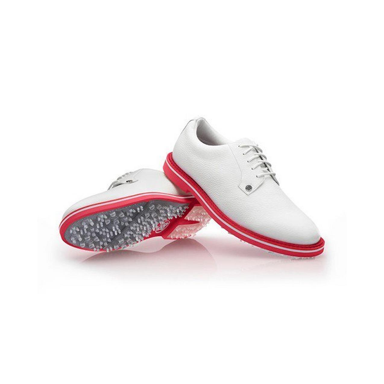 Men's Gallivanter Spikeless Golf Shoe - White/Red | G/FORE | Golf
