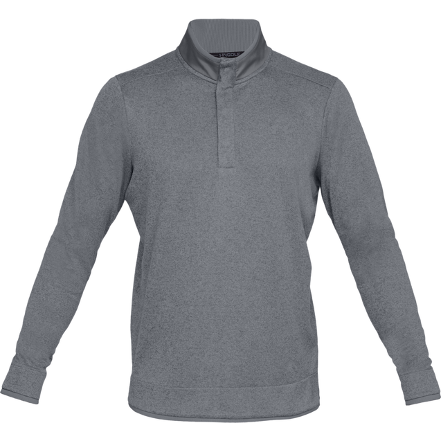 Men's Storm SF Heather Snap Mock Pullover