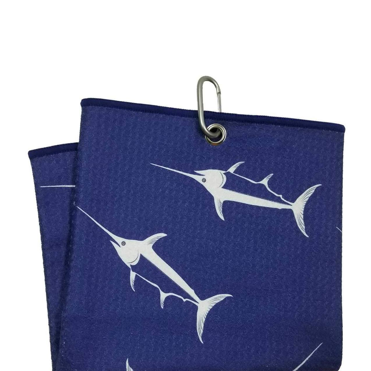 Microfiber Golf Towel - Bahama Swordfish