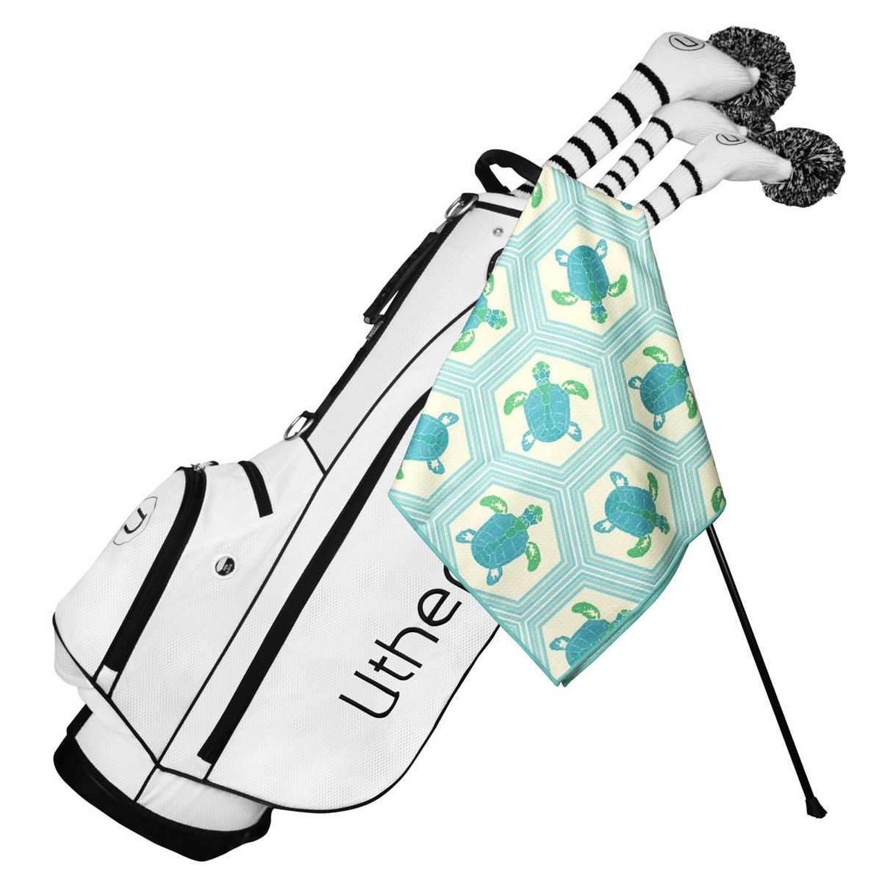 Microfiber Tour Golf Towel - Salty Turtles