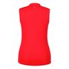Women's Coral Solid Sleeveless Top 