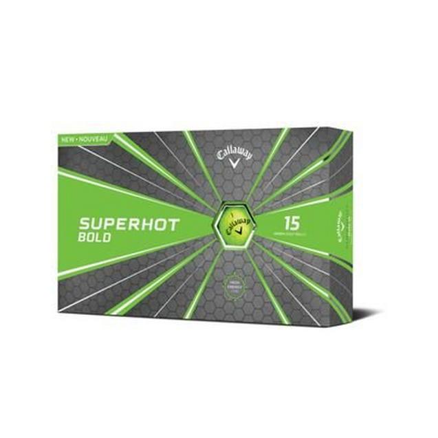 Superhot Bold Golf Balls 15PK - Green