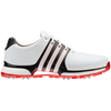 Chaussures Tour360 XT à crampons pour hommes - Blanc/Noir/Rouge