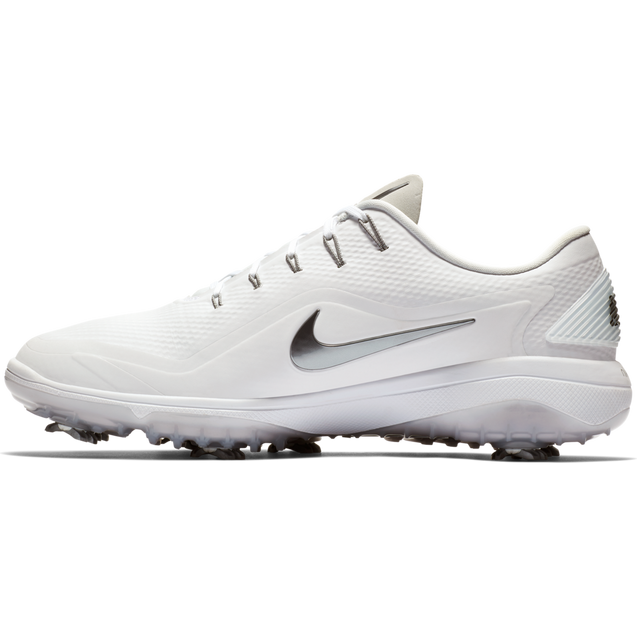 Men's React Vapor 2 Spiked Golf Shoe - WHITE/SILVER | NIKE | Golf