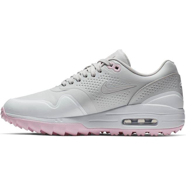 Women's Air Max 1 G Spikeless Golf Shoe - GREY/LIGHT PINK | NIKE 