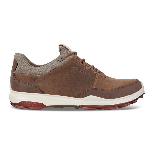 Men's Goretex Biom Hybrid 3 Nubuck Spikeless Golf Shoe - BROWN 