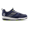 Chaussures Fury à crampons pour hommes - Bleu marin/Blanc/Vert