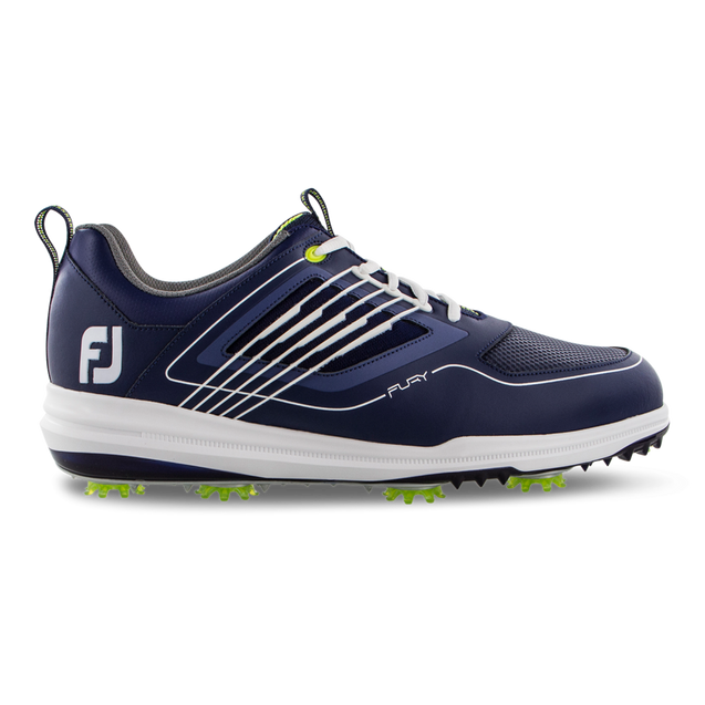 Chaussures Fury à crampons pour hommes - Bleu marin/Blanc/Vert FOOTJOY