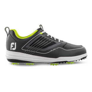 Men's Fury Spiked Golf Shoe - GREY/WHITE/GREEN