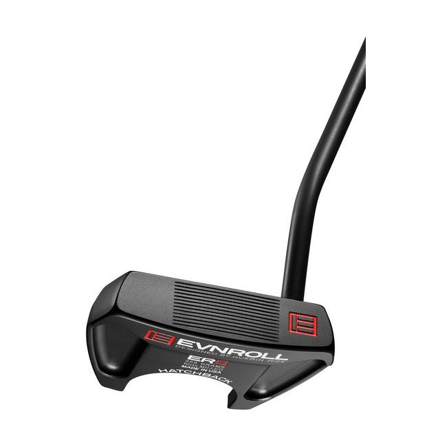 ER5 Black Hatchback Mallet Putter With Pistol Grip EVNROLL