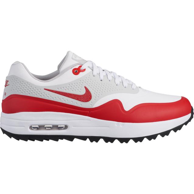 Men's Air Max 1 OG Spikeless Golf Shoe - WHITE/RED