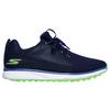 Chaussures Go Golf Mojo Elite sans crampons pour hommes - Bleu marin/Vert