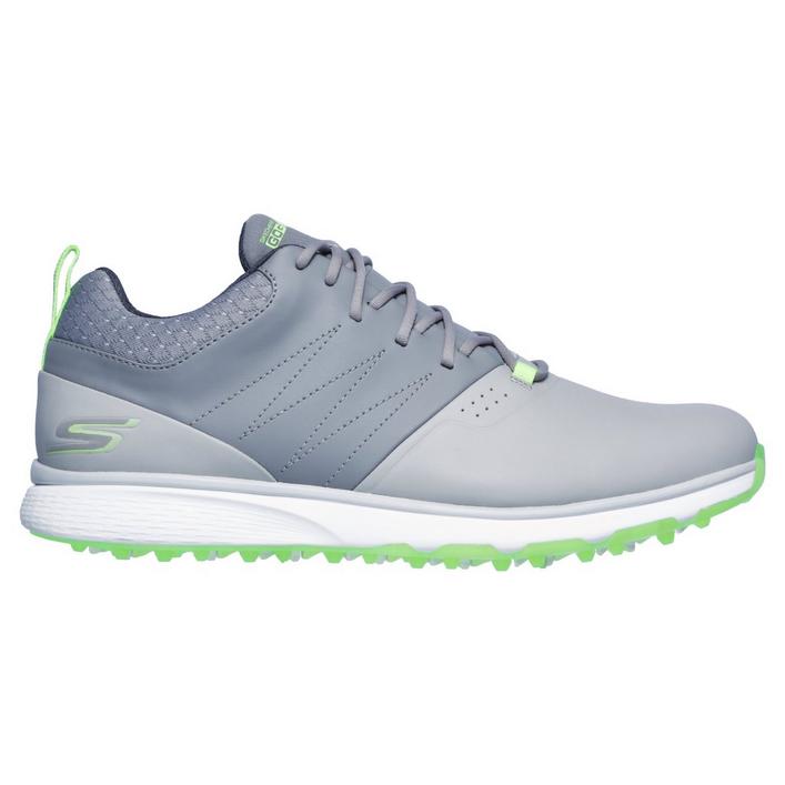 Men's Go Golf Mojo Punch Shot Spikeless Golf Shoe GREY/GREEN