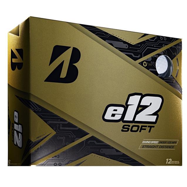 e12 Soft Golf Balls - White BRIDGESTONE