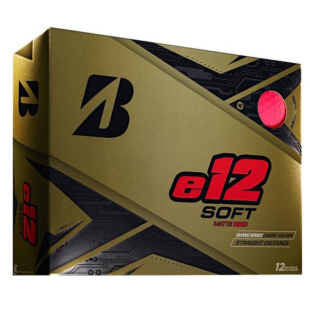 e12 Soft Golf Balls - Red BRIDGESTONE
