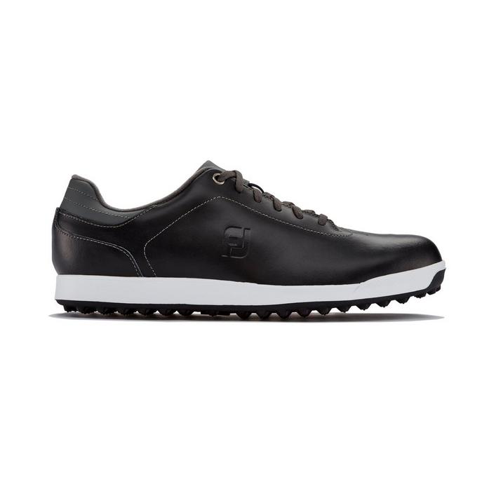 mens black spikeless golf shoes