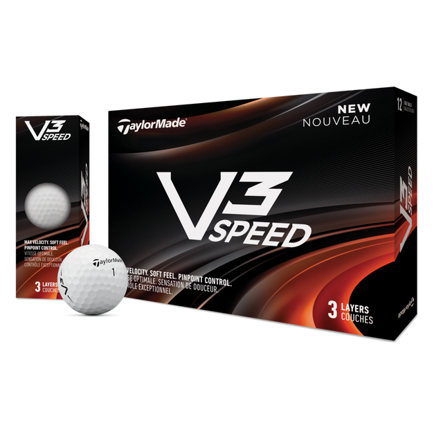 V3 Speed Golf Balls - White TAYLORMADE