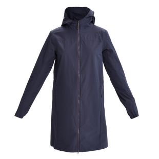 Women's Piper Printed Lining Long Rain Jacket 