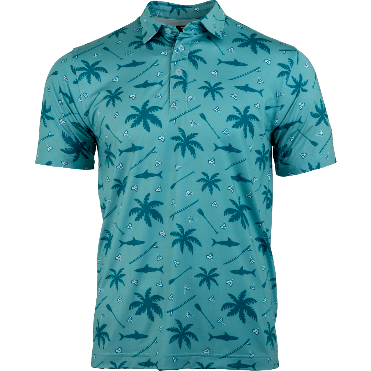 Men's Shark Bite Short Sleeve Polo