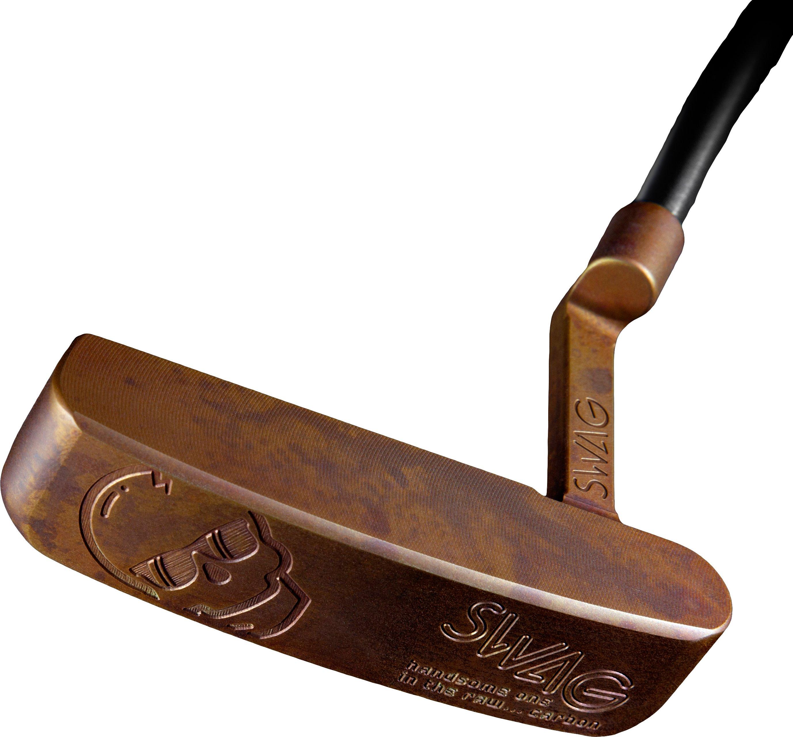 Handsome One in the Raw Carbon Putter | SWAG GOLF | Putters 