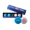 Marvel Vivid 4 Pack Gift Set Golf Balls - Captain America Edition