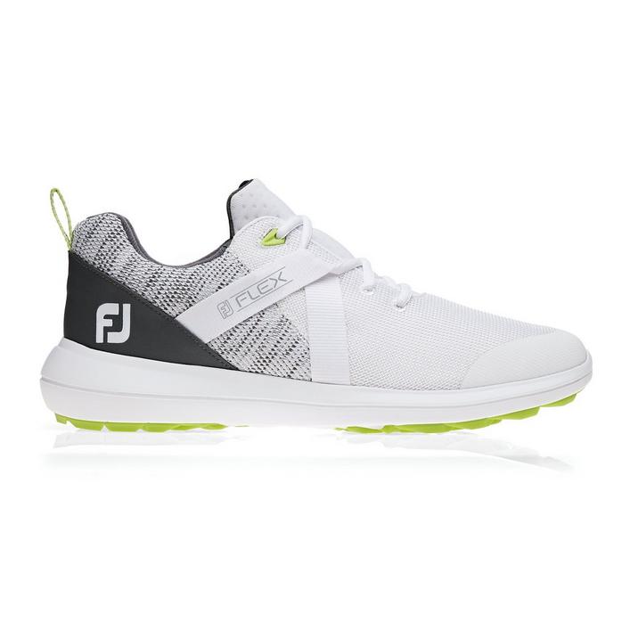 Men's Flex Spikeless Golf Shoe White/Grey FOOTJOY Golf Town Limited