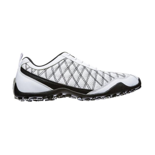 Women's Superlites Spikeless Golf Shoe - White/Black 
