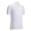 Men's Linear Printed Space-Dye Short Sleeve Shirt