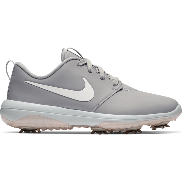 Women s Roshe G Tour Spiked Golf Shoe Grey Light Pink NIKE Golf Shoes Women s Golf Town Limited