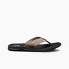 Men's Reef Element TQT Flip-Flop Sandals - Black/Khaki