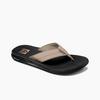Men's Reef Element TQT Flip-Flop Sandals - Black/Khaki