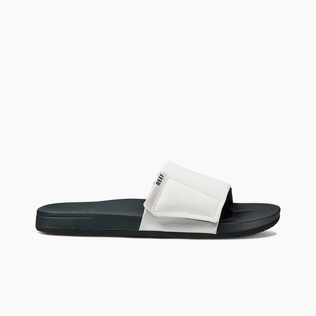 Sandales Cushion Bounce Slide pour hommes - Blanc/Gris REEF