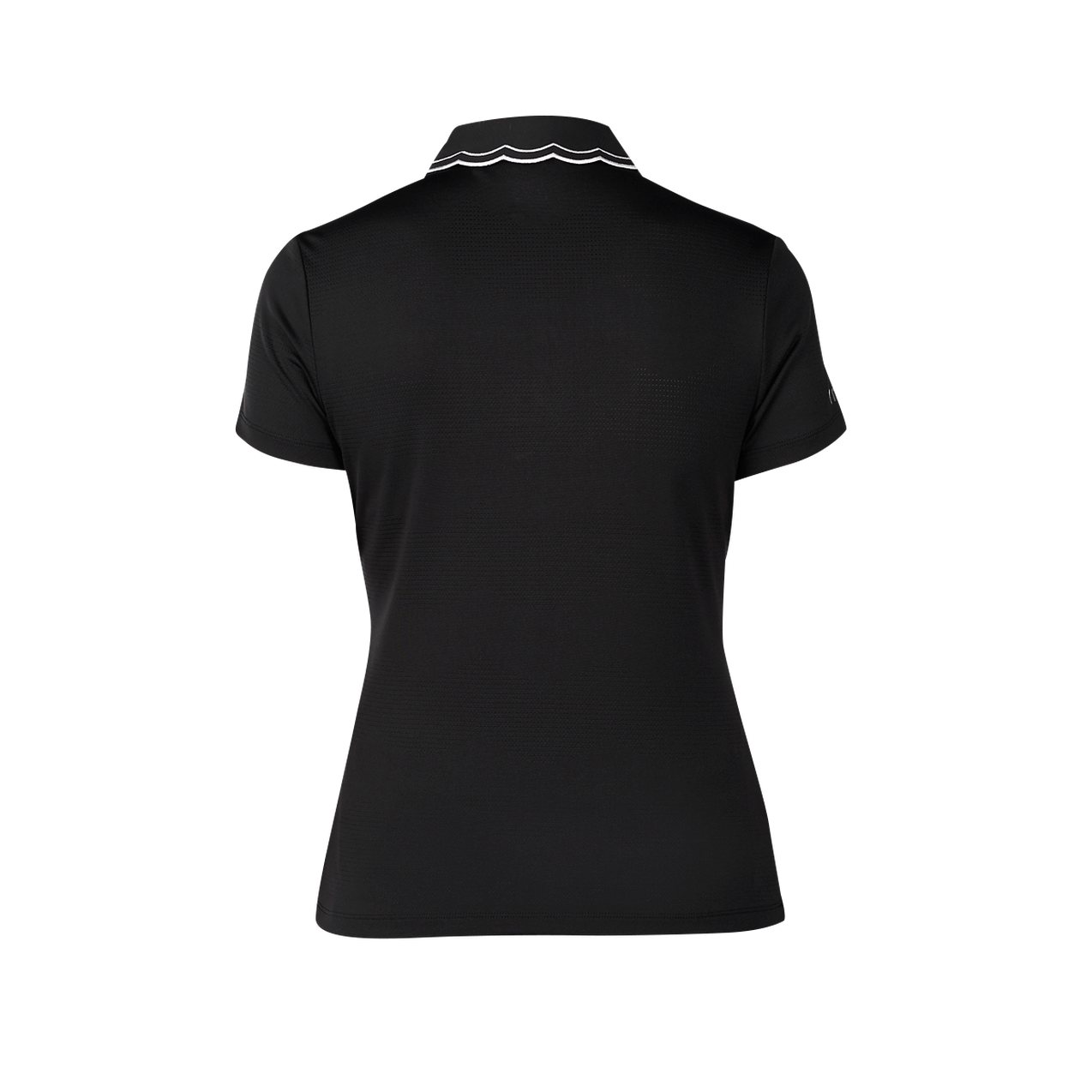 Women's Wendy Scalloped Collar Short Sleeve Polo