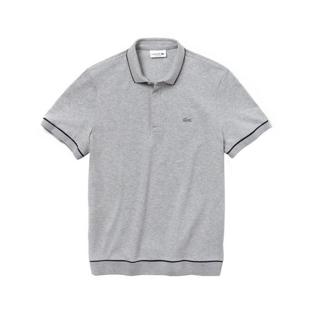 Men's Regular Fit Mini Pique Short Sleeve Shirt