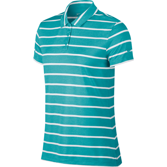 Women's Striped Dry Short Sleeve Polo