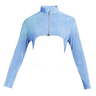 Women's Crunch Cropped Shoulder Long Sleeve Jacket