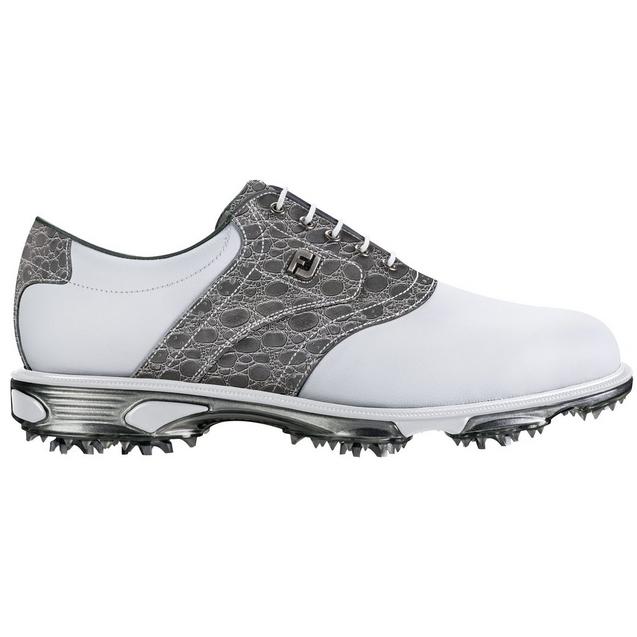 Men's DryJoy Tour 30th Anniversary Limited Edition Spiked Golf Shoe - White/Grey