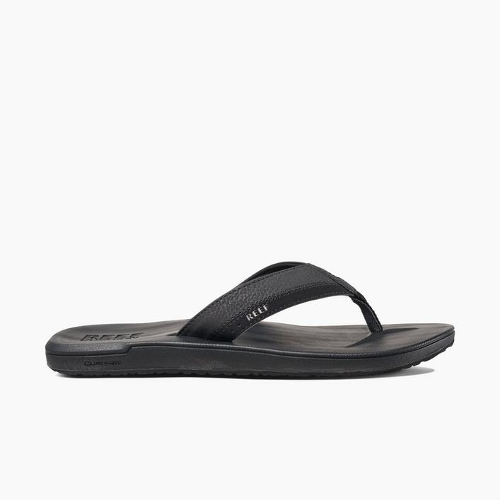 Men's Contured Cushion Flip-Flop Sanadal - Black