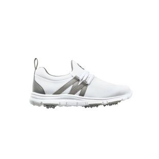 Junior Leisure Spikeless Golf Shoe - White/Grey